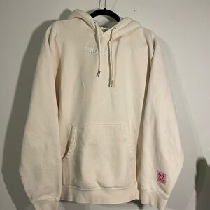 Glossier Off-White Hoodie for Men